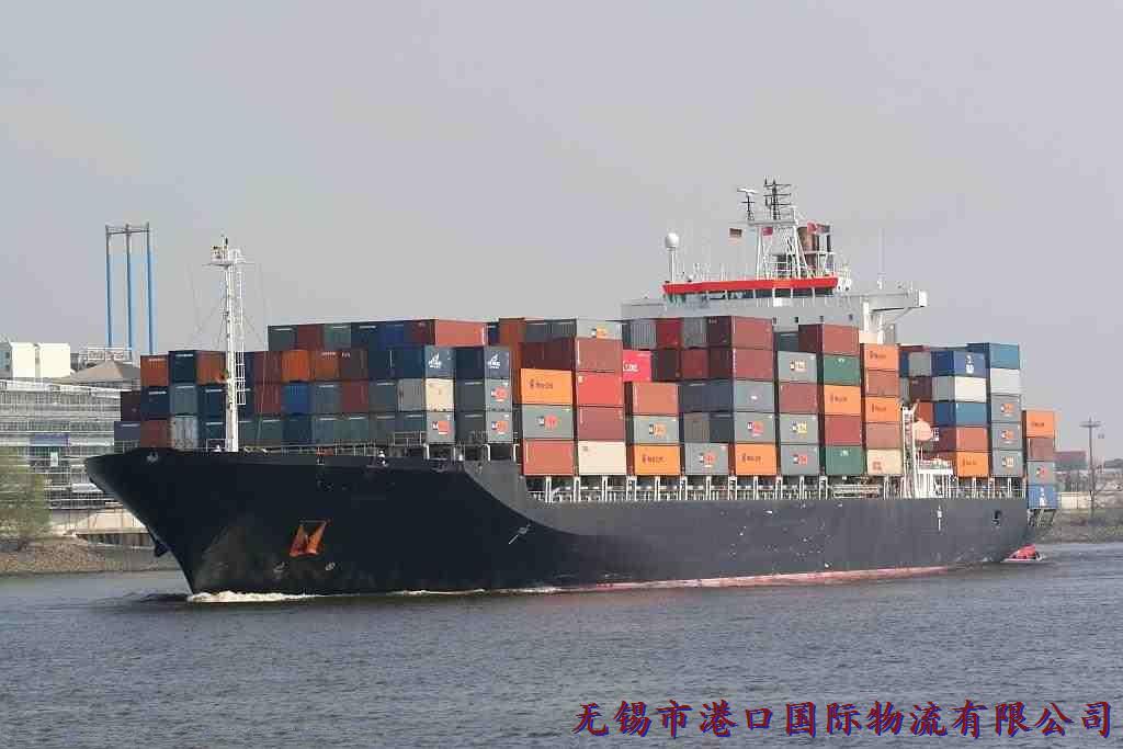 商业国际贸易和集装箱物流进出口港到国际港口/海运集装箱-.